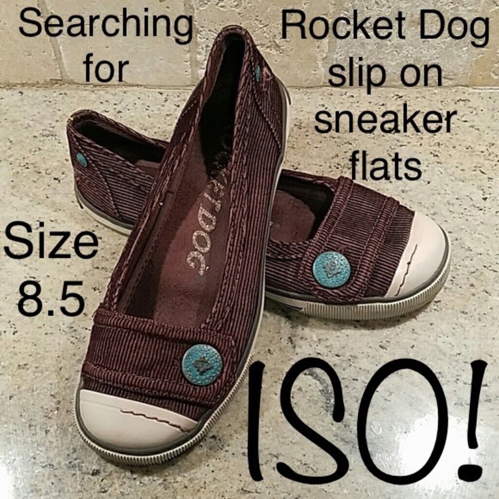 ISO Rocket dog slip on sneaker style ballet flats